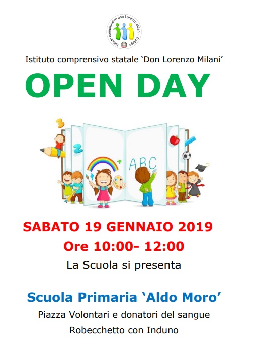 locandina open day Robecchetto